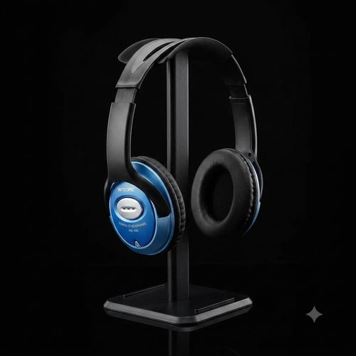 Aluminum Alloy Headphone Stand — Desktop Headset Holder for Gaming & Office Setups